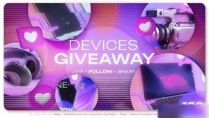Videohive Device Giveaway On Gadgets Channel Openers template preview