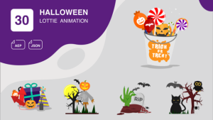 Videohive Halloween Animation | After Effects Elements template preview