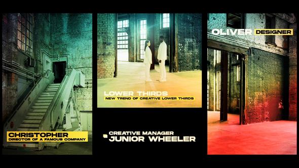 Videohive Modern Lower Thirds | After Effects 45623315 Titles template preview
