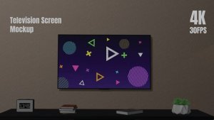 Videohive Television Screen Mockup Broadcast-packages template preview