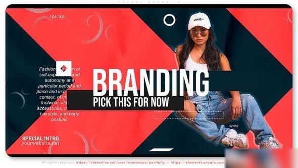 Videohive Trendy Brand ID Openers template preview