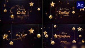 Videohive Christmas Card for After Effects Openers template preview