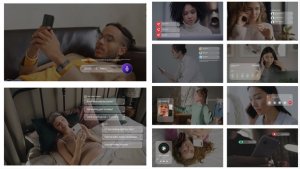 Videohive Glassmorph mobile phone Elements template preview