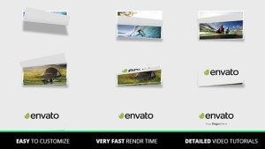 Page Flip Logo Video Displays template preview