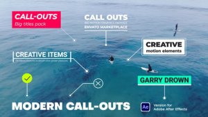 Videohive Modern Call-Outs 45696007 Titles template preview
