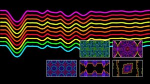 Videohive Audio Reactive Visualizer - Vibrant Kaleidoscopic Psychedelic Music Visuals Video Displays template preview