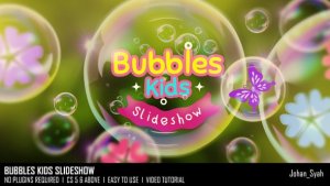 Videohive Bubbles Kids_Slideshow Video Displays template preview