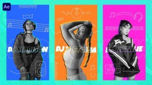 Dj Opener Instagram Reels Openers template preview