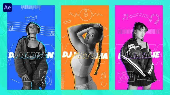 Dj Opener Instagram Reels Openers template preview