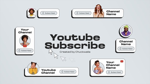 Videohive Youtube Subscribe 54030744 Elements template preview