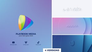 Videohive Clean Geometry Logo Reveal Logo Stings template preview