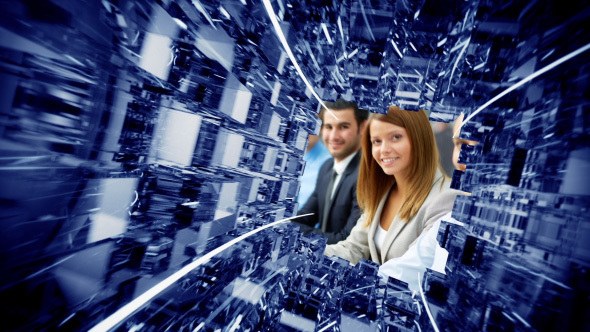 Videohive Glass Tunnel Opener Openers template preview
