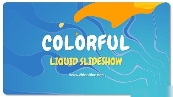 Videohive Colorful Liquid Slideshow 48970701 Openers template preview