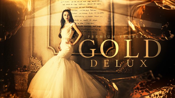 Videohive Gold Delux Video Displays template preview