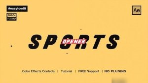 Videohive Sport Slideshow Opener Openers template preview