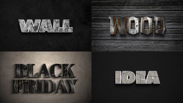 Videohive Text Effect - Action Style 04 Titles template preview
