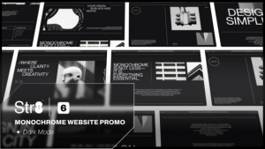 Videohive Monochrome Website Promo Product Promo template preview