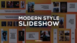 Videohive Modern Style Slideshow Video Displays template preview