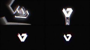 Videohive Glitch Logo Minimal Logo Stings template preview