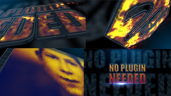 Videohive Cinematic Watercolor Burning Logo or Image Logo Stings template preview
