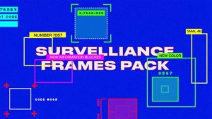 Videohive Survelliance Frames Pack Elements template preview