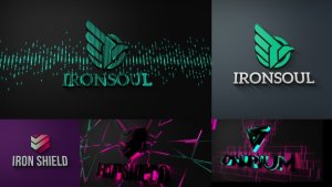 Projection Mapping | Logo Reveal Pack Video Displays template preview