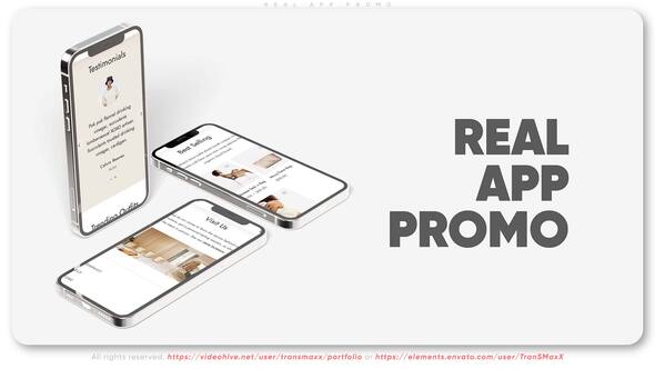 Videohive Real App Promo Product Promo template preview
