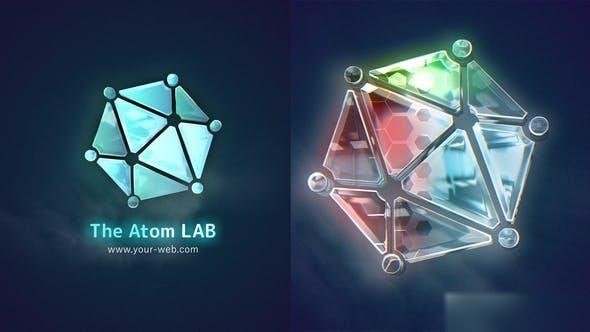 Videohive Glossy Logo - Glass 3D Logo Reveal Logo Stings template preview