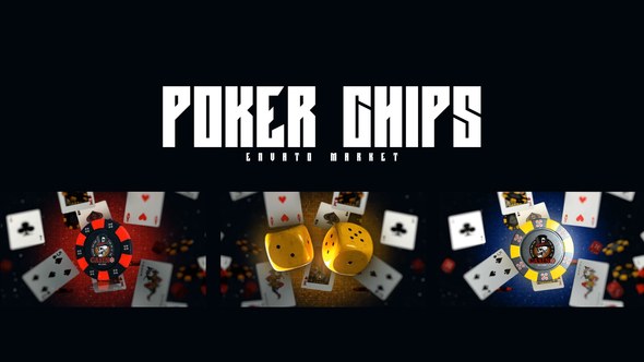 Videohive Casino Chip Logo Reveal Poker Game Intro Opener Logo Stings template preview