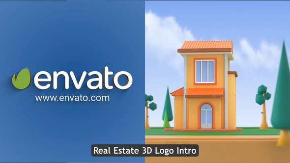 Videohive Real Estate 3D Logo Reveal Logo Stings template preview