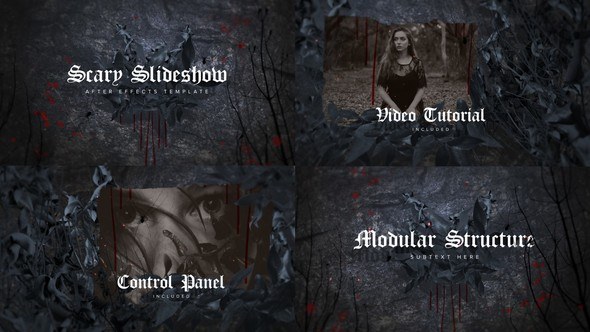 Videohive Scary Slideshow Openers template preview