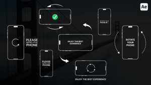 Videohive Rotate Your Phone II Elements template preview