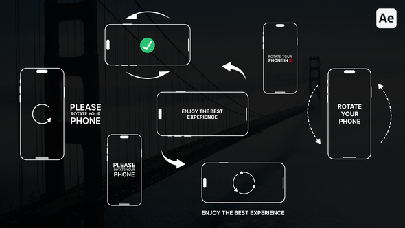 Videohive Rotate Your Phone II Elements template preview