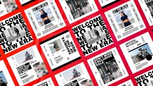 Videohive Frenome Minimal Instagram Posts Product Promo template preview