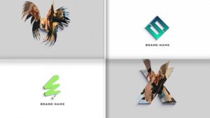 Photo Flip Logo Premiere Pro template preview