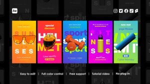 Videohive Commerce Instagram Stories Product Promo template preview