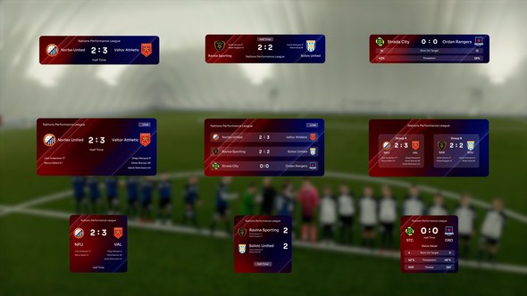 Videohive Live Score Widget Titles template preview