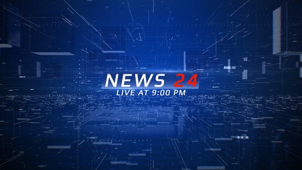 News Opener Video Displays template preview