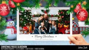 Videohive Christmas Freeze Slideshow Video Displays template preview