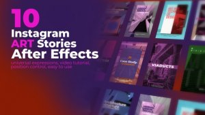 Videohive Art Instagram Stories 47839562 Elements template preview