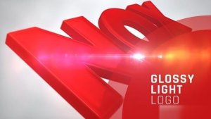 Videohive Glossy Light Logo Logo Stings template preview