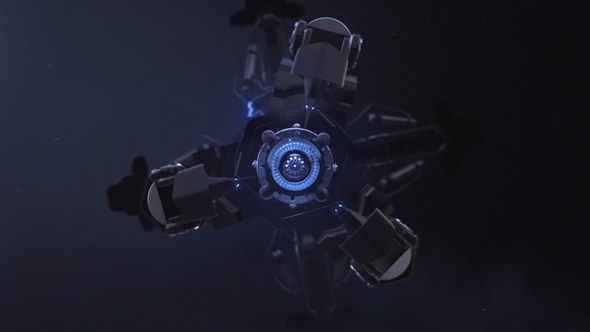 Videohive Futuristic Mechanism Logo Reveal Logo Stings template preview
