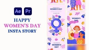 Videohive Women Day Celebration Instagram Story Elements template preview