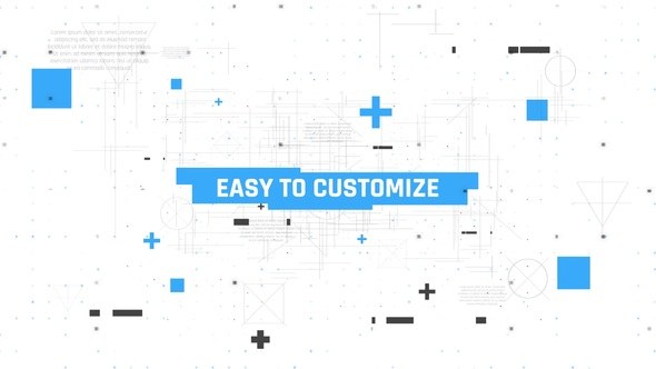 Videohive Minimalistic Linear Titles Titles template preview
