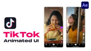 Videohive TikTok Animated UI Video Displays template preview