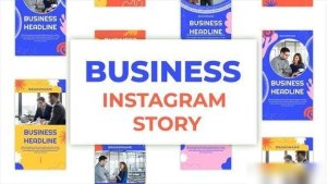 Videohive Business Instagram Stories 34213006 Video Displays template preview