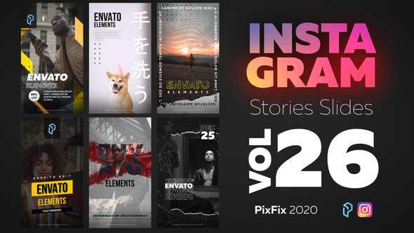 Videohive Instagram Stories Slides Vol. 26 Product Promo template preview