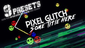 Videohive Pixel Glitch | Titles Titles template preview