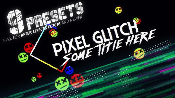 Videohive Pixel Glitch | Titles Titles template preview