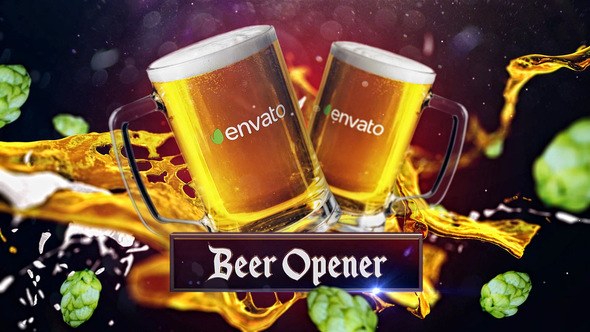 Videohive Beer Opener Product Promo template preview